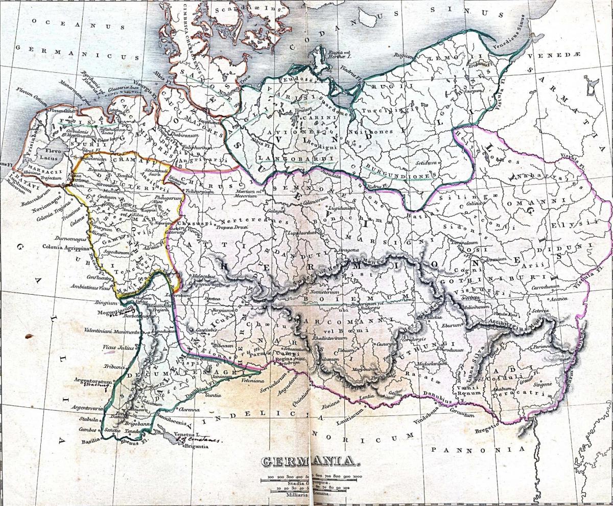الخريطة التاريخية لألمانيا