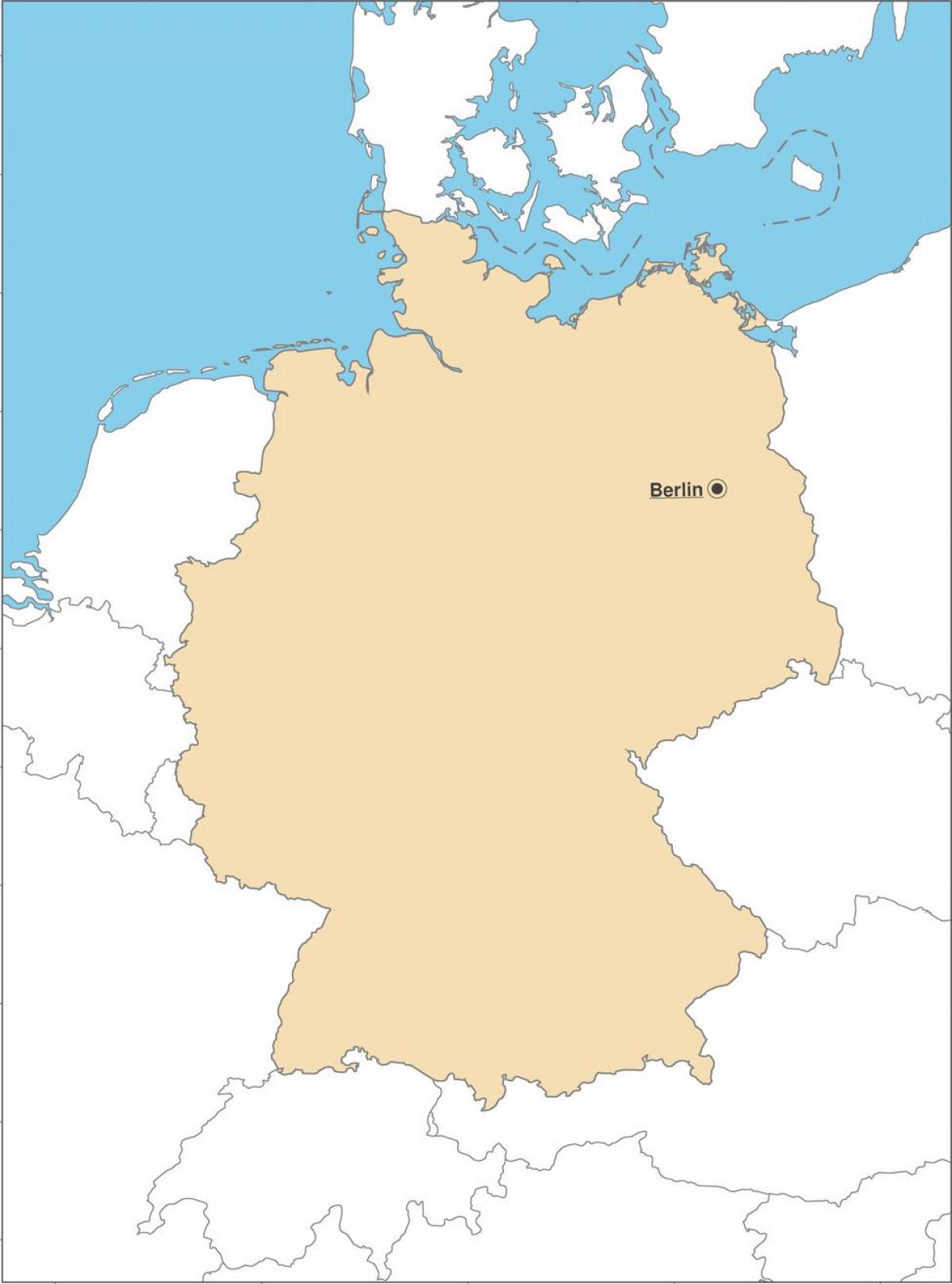 خريطة عاصمة ألمانيا