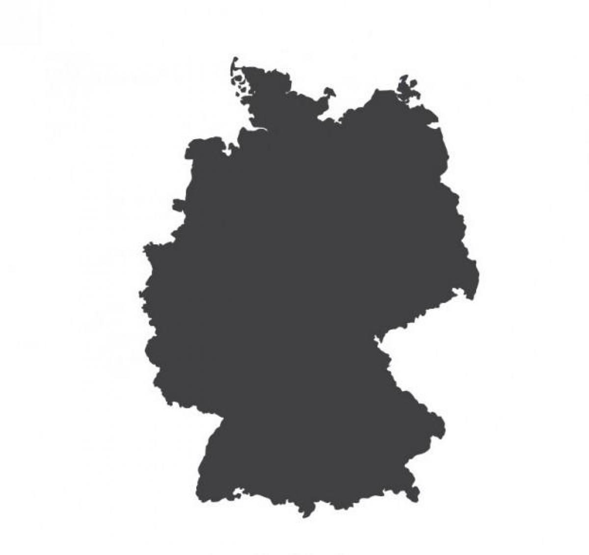 خريطة متجه ألمانيا