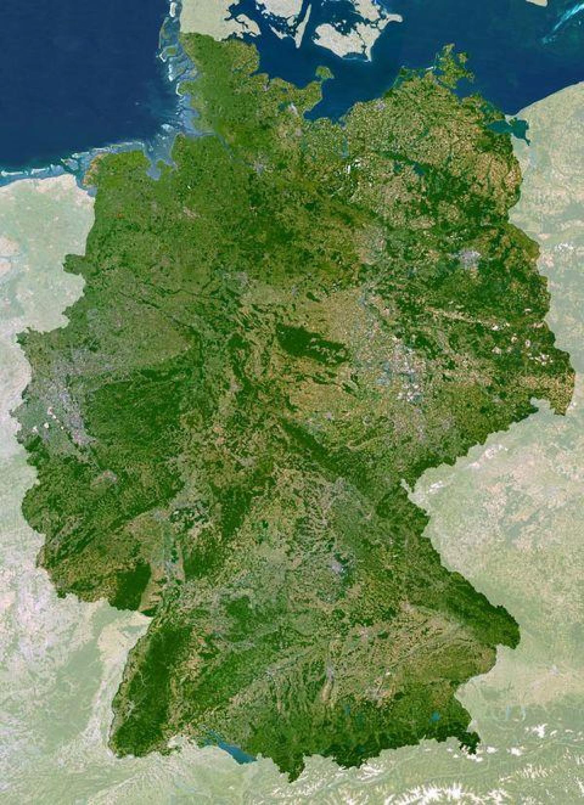 ألمانيا عرض الخريطة السماء